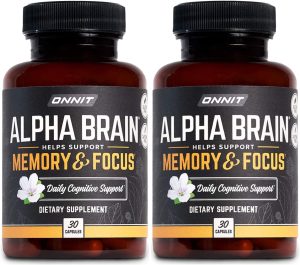 ONNIT Alpha Brain Premium Nootropic Brain Supplement